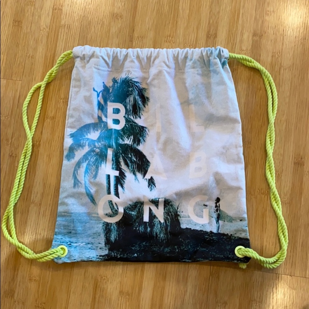 billabong drawstring bag